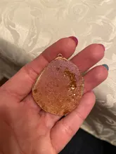 Collar de cuarzo rosa Natural, colgante de Piedra Rosa, ágata, colgantes de gemas, joyería hecha a mano, dije de piedra de péndulo, collar a granel