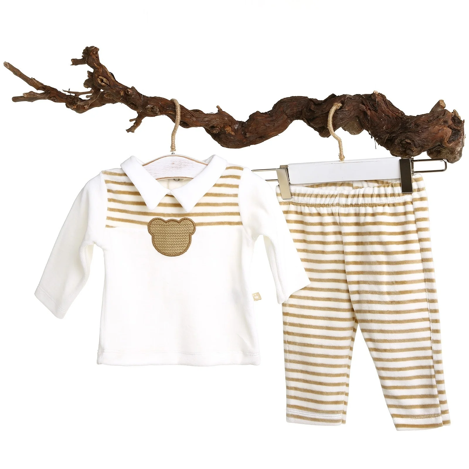 

ebebek For My Baby Boy David Neck Sweatshirt Trousers 2 pcs Set