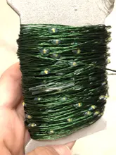 String-Lights Fairy-Garland Party-Decoration Christmas-Tree Green-Wire Holiday Outdoor Led