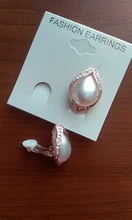 Pendientes de Clip pendientes largos aretes pendientes para mujer bonita perla cadena Pendiente para todos con o sin agujero clip oreja vestido fácil pendientes de la joyería para mujer