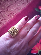 Anillo de moda FDLK para hombre, anillo de doble águila, Imperio Ruso, Punk, Color dorado, brazos del anillo grande ruso