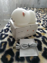 Bedside-Lamp Night-Light Touch-Sensor Remote Bedroom Baby Gift Rechargeable Silicone