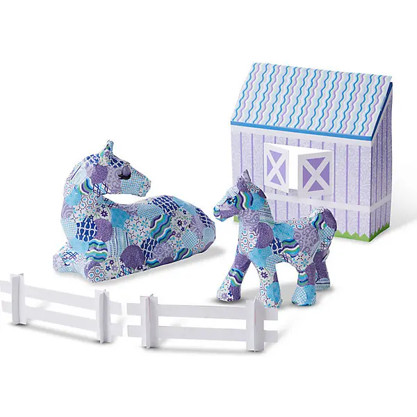 Set for decoupage Melissa & Doug horse and pony | Игрушки и хобби
