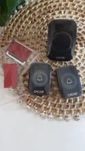 Wireless Doorbell Bell-Battery Us-Plug 60-Chime Remote 1-Button Smart-Door Waterproof