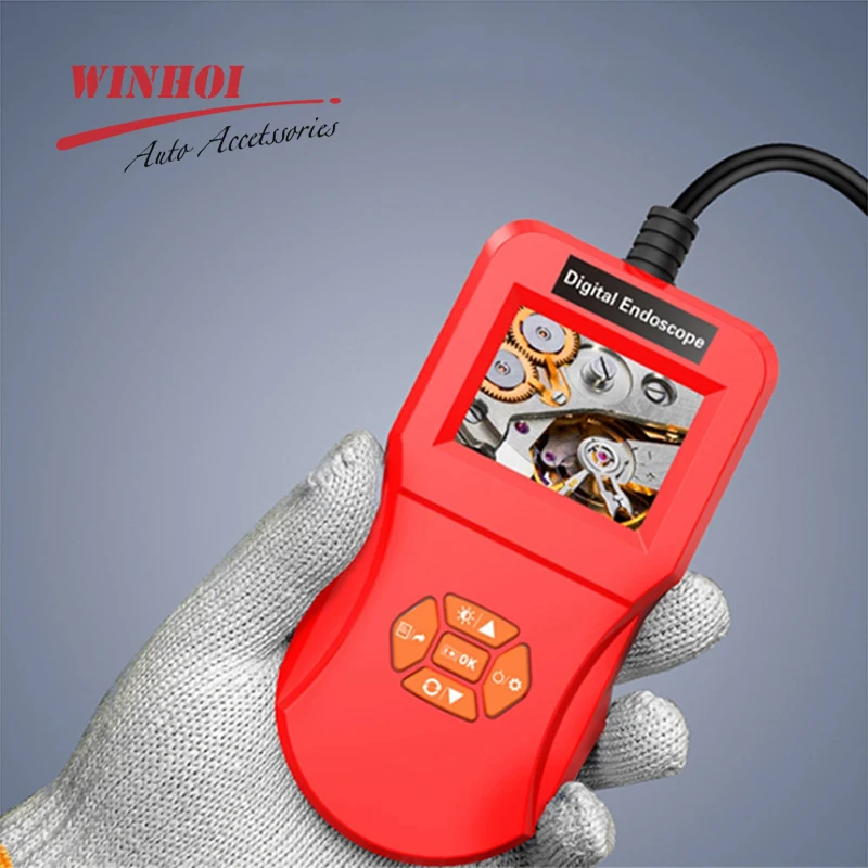 

HD Car Air Conditioning Overhaul Detection Endoscope Repair Tools IPS Instrument Digital Industrial Endoscope Camera with Screen