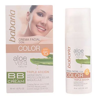 

BABARIA ALOE FACE CREAM WITH COLOR SPF15 50ML