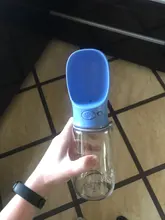 Botella de agua portátil para perros pequeños, medianos y grandes, a prueba de fugas, para exteriores