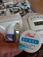 Juego de manicura con secador, lámpara LED UV, 80W, 54W, 24/16/8 Uds., Kit de esmalte de Gel