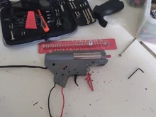 Temporizador de aluminio CNC para Airsoft AEG BD4609, disparador para Series M4, M16, IPSC, piezas internas tácticas de caza