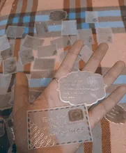 Paper-Sticker Stamp Label Scrapbooking Journal-Decoration Bullet Ticket-Plant Retro Golden