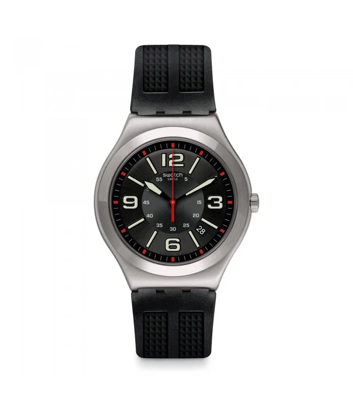 Часы swatch BLACK GRID Big Classic 41 мм Irony YWS444