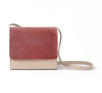 

Shoulder Bag Pink Velvet