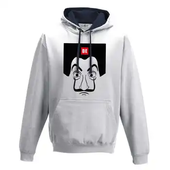 

Hood Sweatshirt Bico Series Tv Home Cinema De Papel Paper Cult Movie Film S white