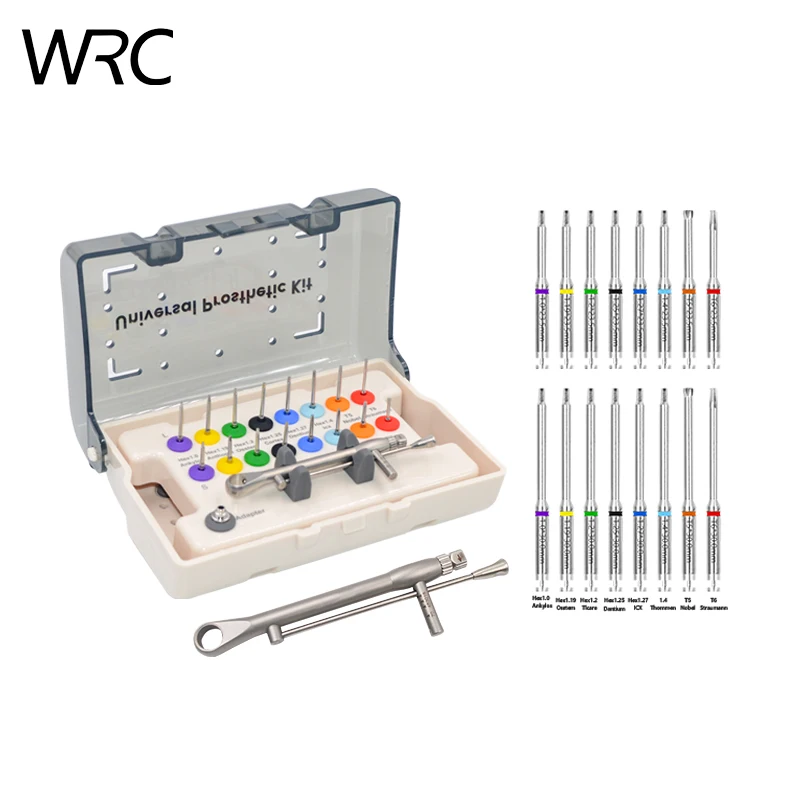 Dental Implant Prosthetic Kit Torque Wrench Latch-Type Multi Driver Tool for Universal Ratchet Screwdrivers | Красота и здоровье