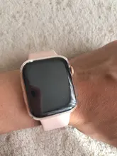 Funda protectora para Apple Watch 5, 4, 3, banda de 44mm, 40mm, 42mm y 38mm, Protector de pantalla de silicona, Protector de pantalla