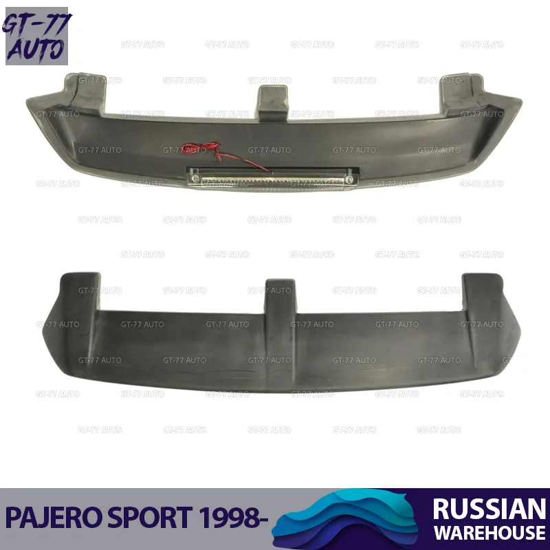 Спойлер на крышку багажника для Mitsubishi Pajero Sport 1996 2008 saber внешний материал АБС