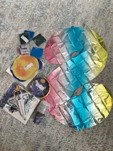 Suministros de fiesta de astronauta del espacio exterior, vajilla desechable, platos y vasos de papel, servilletas, caja de pastel caramelos, cartel de feliz cumpleaños, Boutting