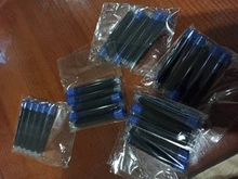 Pluma estilográfica de alta calidad, recarga de tinta, 25 uds. De diámetro, 2,6mm, 3,4mm, estándar internacional, papelería, suministros de oficina, pluma de tinta