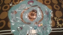 Círculo hinchable anillo para nadar para cuello, accesorios de natación infantil, anillo de tubo para bebé, flotador de cuello de seguridad, baño circular