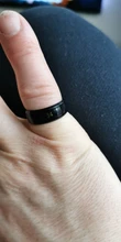 Anillo de medición de temperatura para pareja, termómetro inteligente de moda, acero inoxidable, Simple, creativo, anillos de boda, joyería