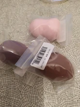 Puff cosmético en polvo para mujer, base de maquillaje esponja, belleza para maquillaje, herramientas y accesorios, forma de gota de agua, 1 ud.