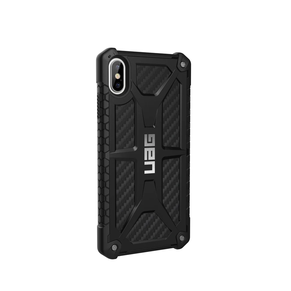 Защитный чехол UAG для iPhone XS Max серия Monarch цвет карбон/111101114242/32/4