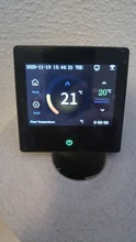 AVATTO-termostato inteligente con WiFi, controlador de temperatura de calefacción con pantalla táctil LED Celsius/fahrenheed, funciona con Alexa y Google Home