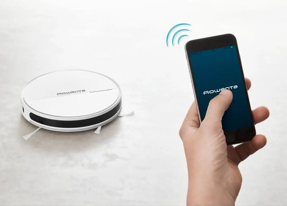 Rowenta RR7427WH Robot aspirapolvere Explorer Serie 60 il robot  aspirapolvere più sottile App e Wi Fi, alexa e Google Casa|Vacuum Cleaners|  - AliExpress