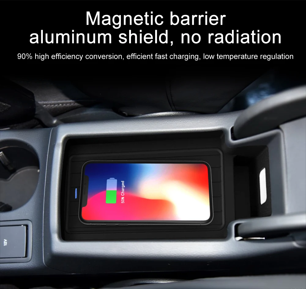 

AI car Auto wireless charger for Audi Series Intelligent Infrared Fast Wireless Charging Car Phone Holder For iphone