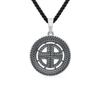 

Silver Pendant-amulet "Vikings protection knot" sunlight sample 925