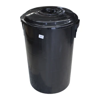 

Cubo de basura negro 120 L Dech