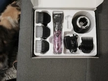 Beard-Trimmer Hair-Clipper Ceramic-Blade Professional Electric with Charging-Station