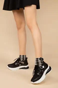 

SOHO Women Fashion Chunky Sneaker Comfortable Female Casual Lace-up Thick Sole Sport Shoes Ourdoor Vulcanized Shoes