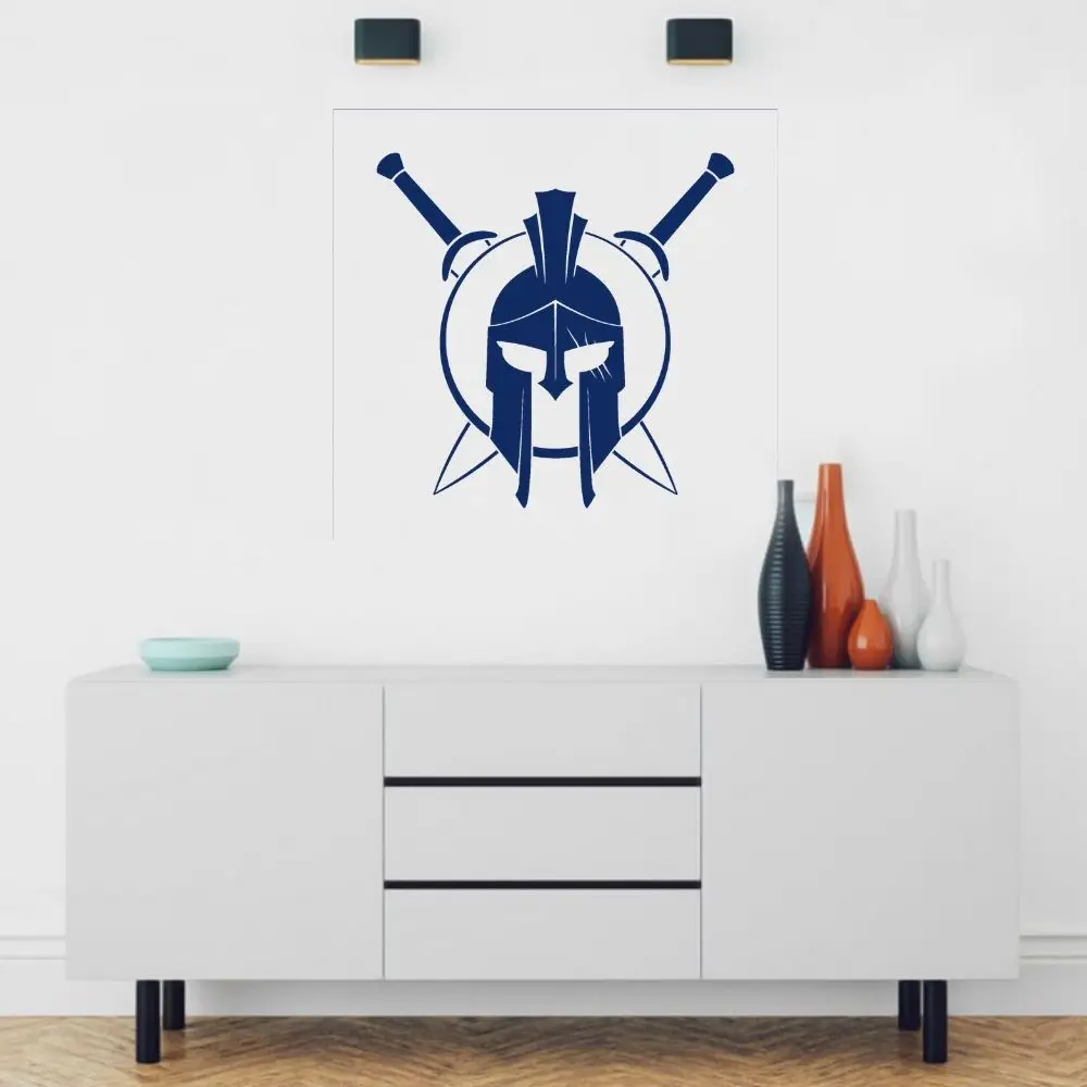 Spartan гладиаторская Наклейка на стену греческие боги наклейки для дома спальни