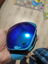 PHMAX-Gafas de esquí antiniebla para hombre y mujer, lentes de Snowboard de doble capa con protección UV400, lentes de sol para nieve