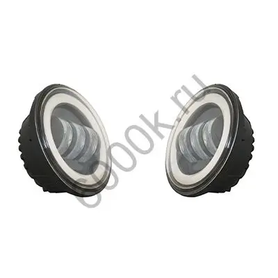 Fog light: Led FOG 4 5 inch 30 W with Halo DRL and turn signals |