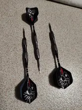 Lote de 3 unids/lote de dardos de acero de 22g, punta de flecha de vuelo, aguja de ala, barril de acero de tungsteno, punta de aguja, dardos