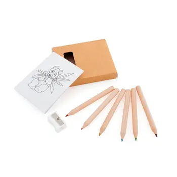 

Lot 10 Boxes with 6 Pencils and Notepad with templates for painting