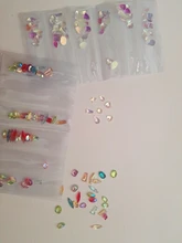 Art-Decorations Stones Glass Nail Eye-Crystals Gems Diamond Teardrop-Horse Manicure AB