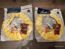 Gorro de baño ajustable para bebés y niños, gorro de ducha suave con champú para la cabeza de niños a bebés, visera de baño para niños