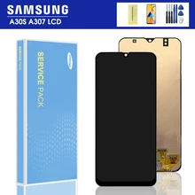 6,4 ''A30S ЖК-дисплей для samsung galaxy A30s ЖК-дисплей A307F A307FN A307G A307GN A307YN Дисплей кодирующий преобразователь сенсорного экрана в сборе