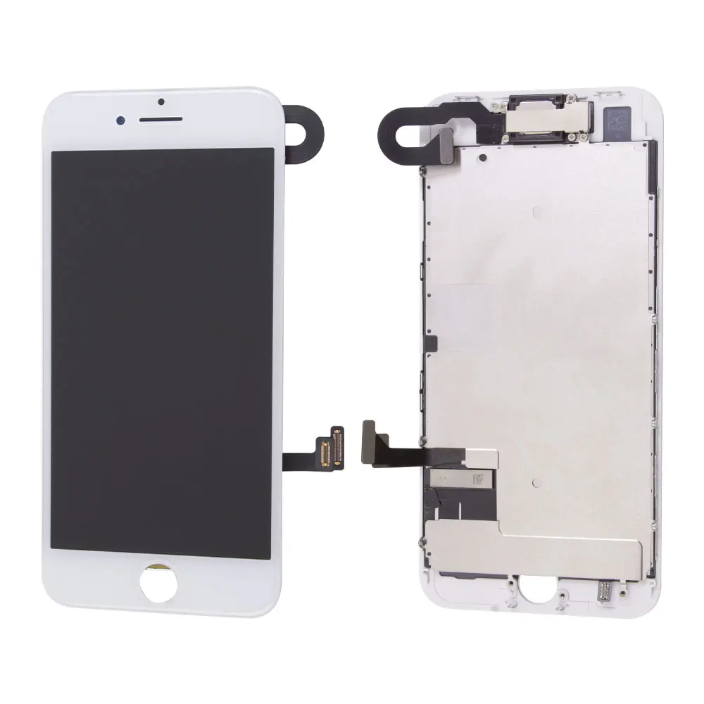 Для iPhone8 8Plus с фронтальной камерой, ЖК-дисплей, сенсорный экран, дигитайзер, полная сборка, запасные части - Цвет: For iPhone 8 White