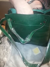 Bolso de mano informal para mujer, bolso grande de hombro, de piel sintética, tipo cubo, tipo bandolera, suave, para compras