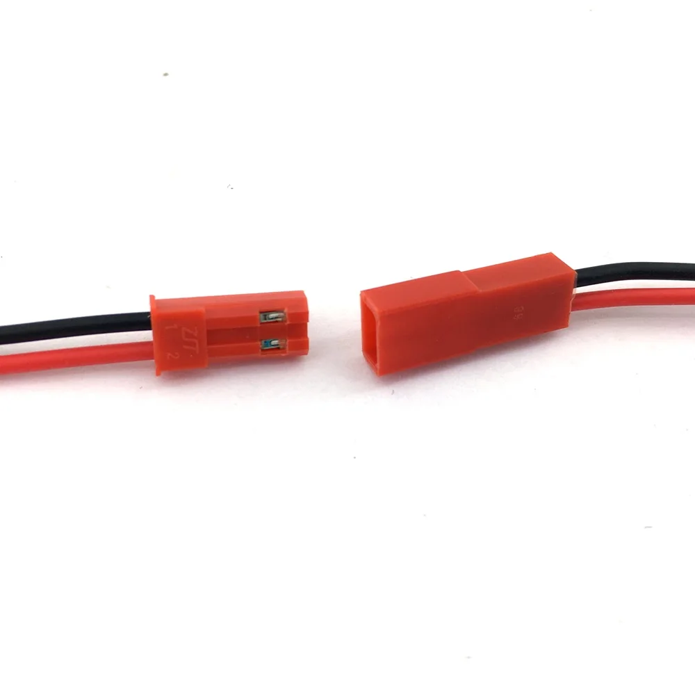 Lot of 10 pieces connector 2pin (Dad + mom) with wire 16 6cm/rp01/JST RCY | Обустройство дома