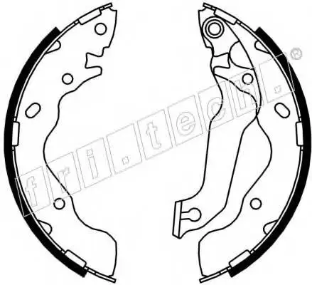 Колодки барабанные HYUNDAI Elantra,Matrix 03- fri.tech. 1046.212