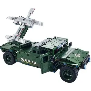 Радиоуправляемый конструктор QiHui боевой джип Technics 4CH 2.4G 502 детали- QH8013
