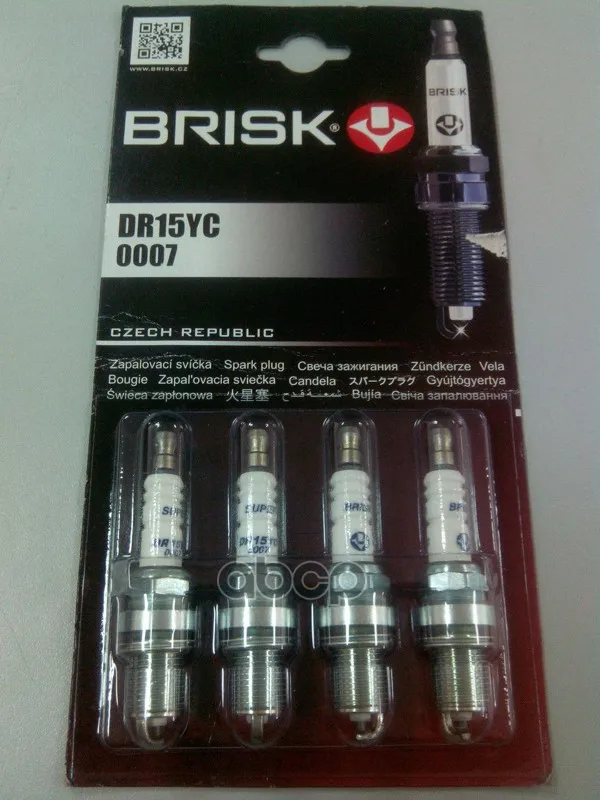 Свеча Зажигания Super R(Интервал Замены- Max. 30 000 Km) BRISK арт. DR15YC