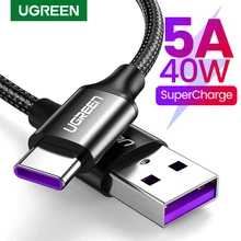 Ugreen 5A usbタイプcケーブル過給急速充電3.0高速usb c充電データケーブルタイプc usbワイヤーhuawei社P30プロP20