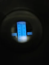De alcohol refractómetro de azúcar Brix 0-40% de alcohol 0-25% de un alcoholímetro medidor de azúcar refratometro con caja de venta al por menor 40%