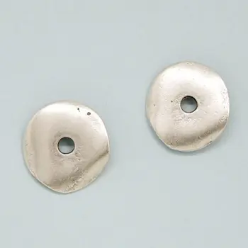 

Earrings jewelery hat (Lock-Carnation, jewelery alloy, silver) 53863